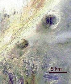 NASA Landsat Photo: Arkenu-Astroblem