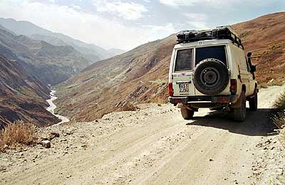 Tadjikistan: Blick nach Westen ins Garm Valley