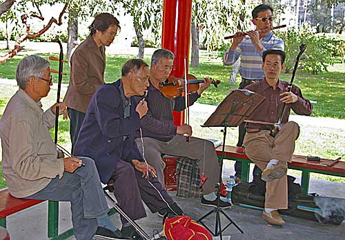 Musikanten im Volkspark